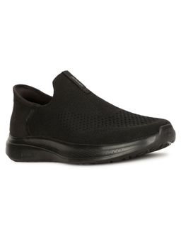 Power - Mens Black Slip On Running Shoes
