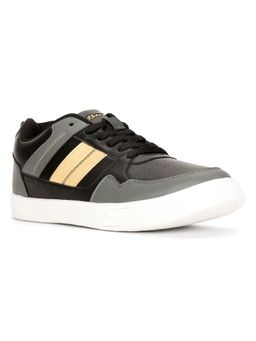 Bata - Mens Grey Lace-Ups Casual Sneakers