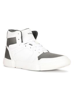 Bata - Mens White Lace-Ups Casual Sneakers