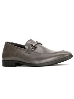 Bata - Mens Grey Slip On Casual Loafers