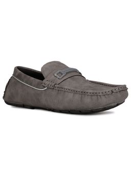 Bata - Mens Grey Slip On Casual Loafers