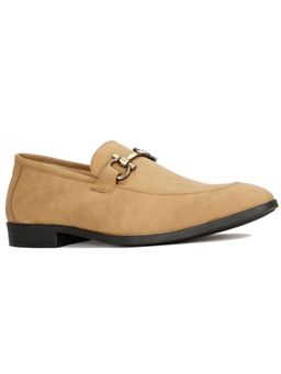 Bata - Mens Beige Slip On Casual Loafers