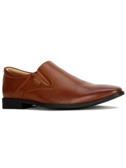 Bata - Mens Brown Slip On Formal Loafers