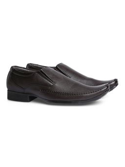 Bata - Mens Black Slip On Formal Loafers