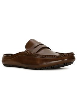 Bata - Mens Brown Slip On Casual Loafers