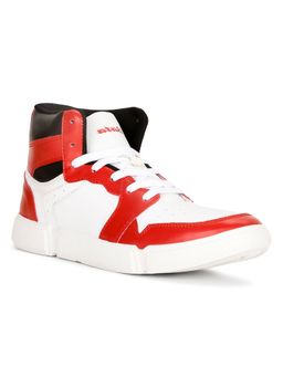 Bata - Mens White Lace-Ups Casual Sneakers