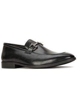 Bata - Mens Black Slip On Casual Loafers