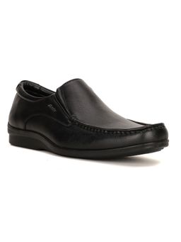 Bata - Mens Black Slip On Formal Loafers