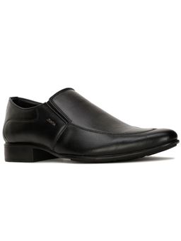 Bata - Mens Black Slip On Formal Loafers