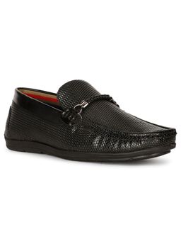 Bata - Mens Black Slip On Casual Loafers
