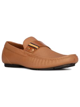 Bata - Mens Tan Slip On Casual Loafers
