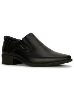 Hush Puppies - Mens Black Slip On Formal Loafers