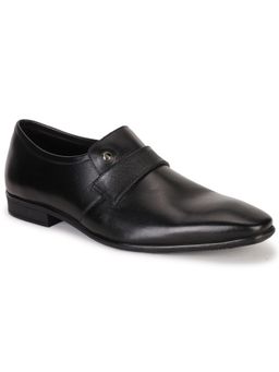 Hush Puppies - Mens Black Slip On Formal Loafers