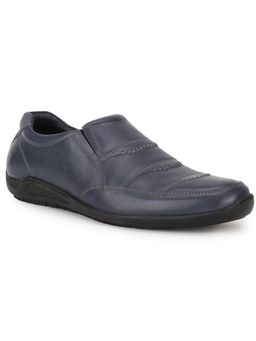 Hush Puppies - Mens Navy Blue Slip On Formal Loafers