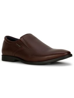 Hush Puppies - Mens Brown Slip On Formal Loafers