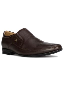 Bata - Mens Brown Slip On Formal Loafers