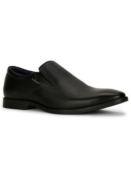 Hush Puppies - Mens Black Slip On Formal Loafers