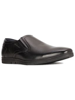 Hush Puppies - Mens Black Slip On Formal Loafers