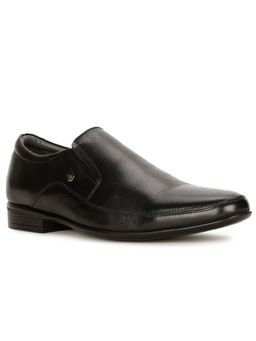Bata - Mens Black Slip On Formal Loafers