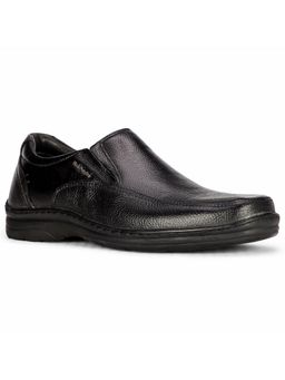 Hush Puppies - Mens Black Slip On Formal Loafers