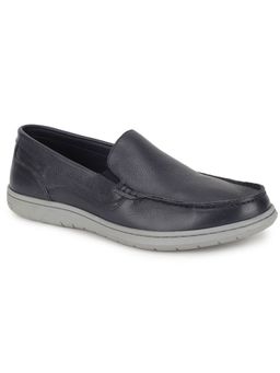 Hush Puppies - Mens Navy Blue Slip On Formal Loafers
