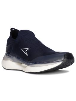 Power - Mens Navy Blue Slip On Running Shoes