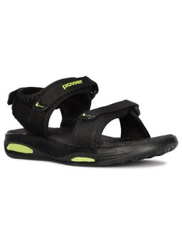 Power - Mens Black Velcro Casual Sandals