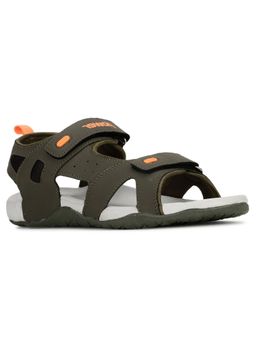 Power - Mens Olive Velcro Casual Sandals