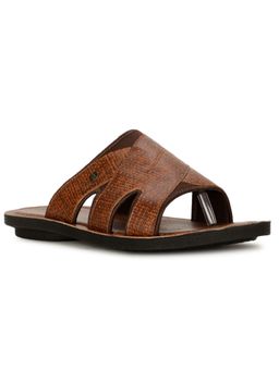 Bata - Mens Brown Slip On Casual Sandals