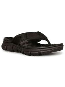 Bata Comfit - Mens Black Slip On Casual Flipflops