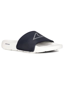 Power - Mens Navy Blue Slip On Casual Sliders