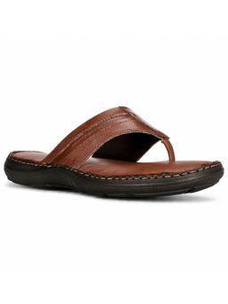 Hush Puppies - Mens Brown Slip On Casual Sandals