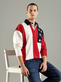 Tommy Hilfiger - Printed Relaxed Fit Cotton Sweatshirt