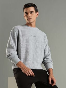 Tommy Hilfiger - Texture Relaxed Fit Cotton Sweatshirt