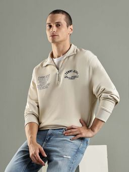 Tommy Hilfiger - Printed Relaxed Fit Cotton Sweatshirt