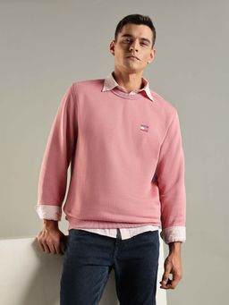 Tommy Hilfiger - Solid Regular Fit Cotton Sweatshirt