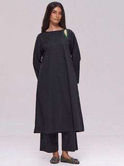Ganga Fashions - Black Cotton Co-Ord Set