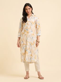 VISMAY - Multi-Color Poly Viscose Printed Kurta