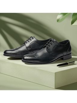 Ruosh - Cameroon Ruosh Men Black Formal Brogues