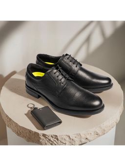 Florsheim - Deborah Florsheim Men Black Formal Derbies