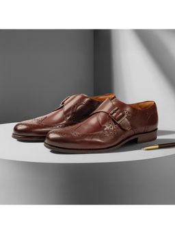 Florsheim - Santo Florsheim Men Tan Single Monk Straps