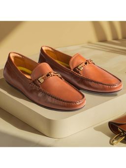 Florsheim - Drivon Florsheim Men Tan Drivers Loafers