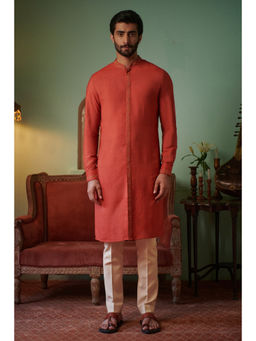 Philocaly - Qila Slim Fit Solid Kurta With Pant