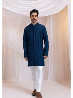 SMRITI - Blue Embellished Strikeblue Set