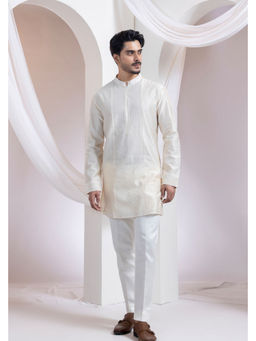 SMRITI - Ivory Embroidered Linearc Kurta and Pant