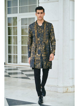 Philocaly - Alchemy Slim Fit Printed Kurta With Pant