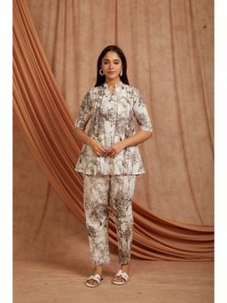 Sivi - Multicolor Printed Cotton Co-Ord Set