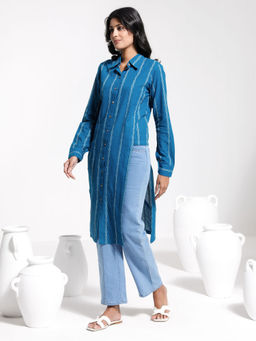 Vastramay - Womens Blue Kurta