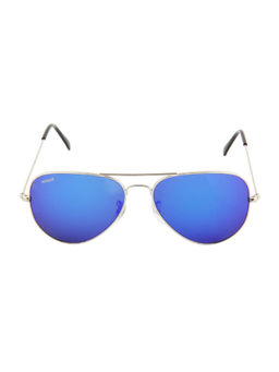 Voyage - Blue Aviator Sunglass for Unisex (3025-MG-573)