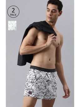 The Bear House - Men Comfort Fit Knitted Boxers White (Pack of 2)